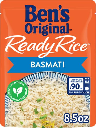 BENS ORIGINAL Ready Rice Basmati Rice, Easy Side Dish, 8.5 oz Pouch