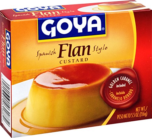 Goya Flan Custard with Caramel, 5.5 Ounce, Pack of 36, Creamy Dessert Treat