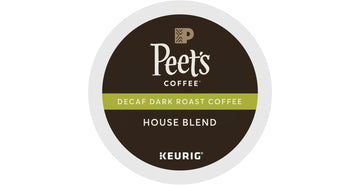 Peets Coffee & Tea Coffee Decaf House Blend K-Cup Portion Pack for Keurig K-Cup malt-inspired, 88 Count