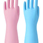 Bamllum 2 Pairs Reusable Cleaning Gloves - Latex Free Kitchen Cleaning Gloves With Cotton Liner- Household Dishwashing Gloves, N