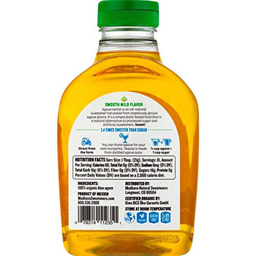 Madhava Organic Light Agave Nectar, 23.5 Ounce - 6 per case