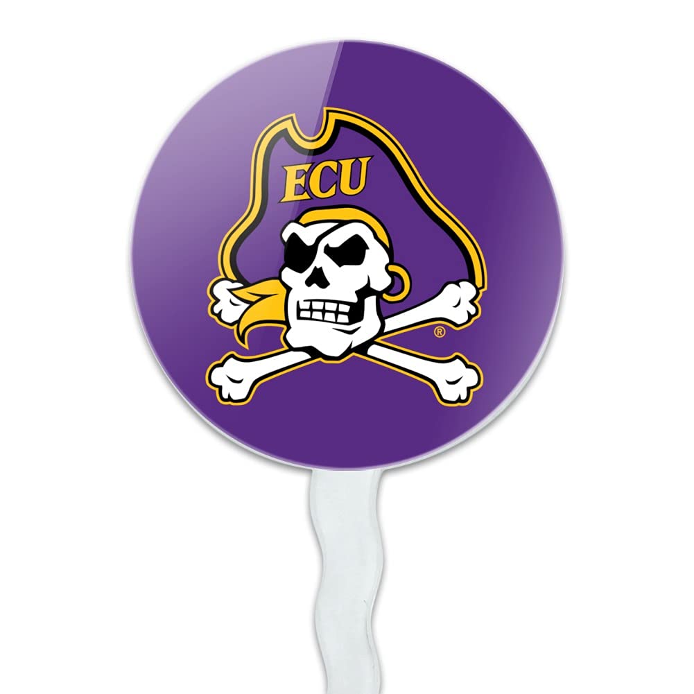 East Carolina Primary Logo Cupcake Picks Toppers Decoration Set Of 6