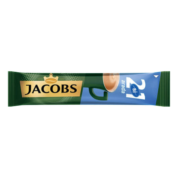 Jacobs 2 In 1 Unsweetened Instant Coffee - 40 Sticks