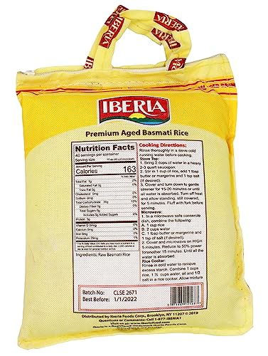 Iberia enhanced Aged Indian Basmati Rice  4 Pounds
