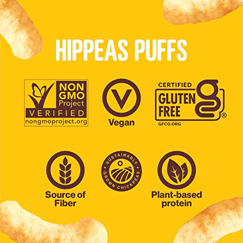 Hippeas Chickpea Puffs, Flavor Blast: Blazin  Hot, 0.75 Ounce (Pack of 18), 3g Protein, 2g Fiber, Vegan, Gluten-Free, Crunchy,