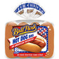 Ball Park White Hot Dog Buns, 8 Count, Hot Dog Buns, 14 Oz Bag