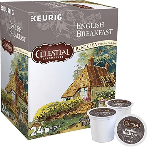 Celestial Seasonings English Breakfast Tea K-Cup Pods, 24 Count, Model 14731