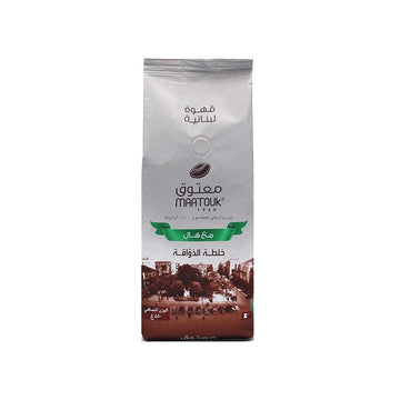 Maatouk Lebanese Coffee With Cardamon Gourmet Blend, 16 Ounce