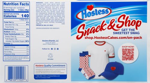Hostess Baby Bundts, Lemon Drizzle, 8Count