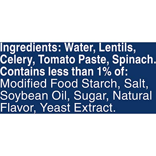 Progresso Lentil Soup, Vegetable Classics Canned Soup, Gluten Free, 19 oz