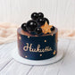 HZMM 25 Pcs Foam Pearl Balls Cake Toppers for Birthday, Wedding, Baby Shower, Black, Model 800401
