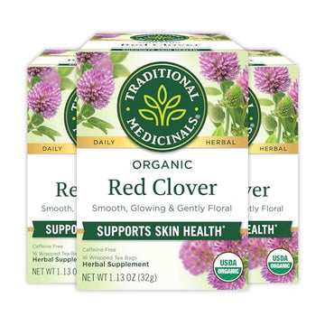 Traditional Medicinals - Herb Tea Red Clover - Case of 6 - 16 BAG