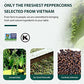 Soeos Black Peppercorns, 36oz (Pack of 2), Non-GMO, Kosher, Packed to Keep Peppers Fresh, Peppercorn for Grinder Refill, Whole P