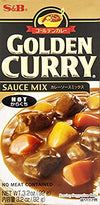 S & B 316922 3.2 oz Sauce Mix Hot Golden Curry - Pack of 1212