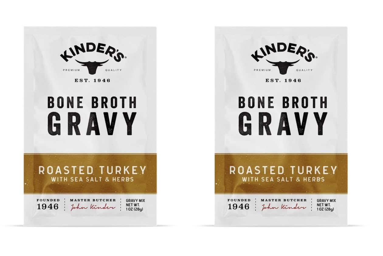 Kinders Seasoning Mixes 1oz - 2 packets (Bone Broth Gravy Roasted Turkey)