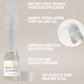 Bakell Ivory Tinker Dust Edible Glitter - 4g Mini Spray Pump, Small, Portable