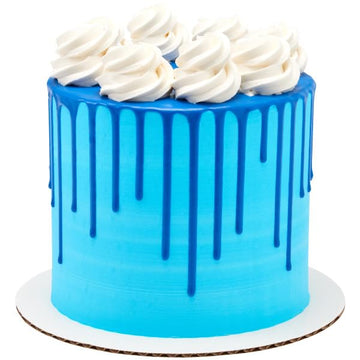 DecoPac Cake Drip, Royal Blue Color, Vanilla Flavor, Matte Like Chocolate, 6.35 oz