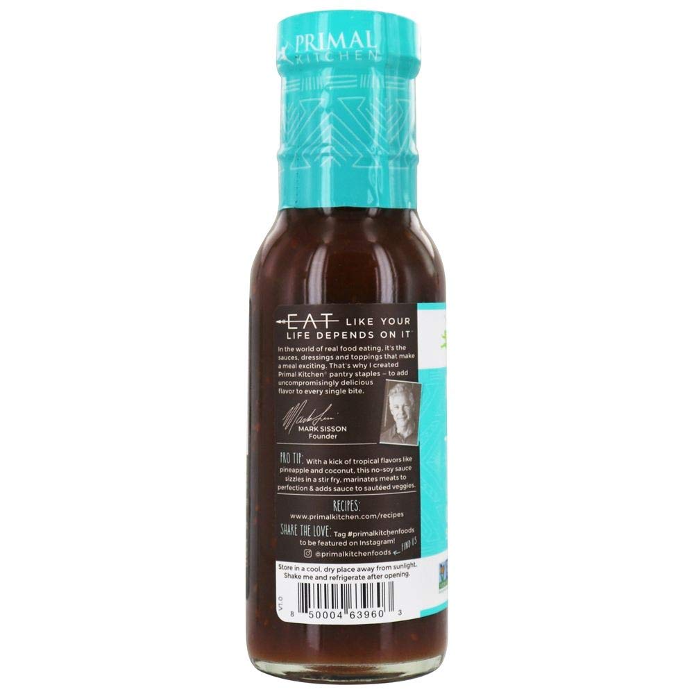 Organic No Soy Sauce & Marinade, Island Teriyaki, 9.0 Oz (256 G), Primal Kitchen
