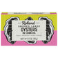 Roland Foods Premium Smoked Oysters in Oil, Wild Caught, 3 Oz Tin, Brown