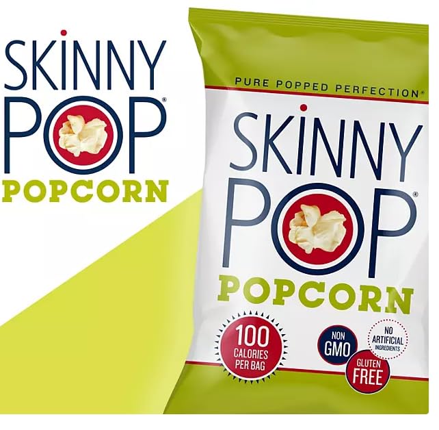 Maryses Place Skinny Of Pop Individual Popcorn Snacks, 0.65 oz Bags, 20 Count, Original Flavor, Gluten Free