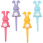 Easter Bunny Cupcake Picks - 24 pc