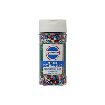 Mystic Sprinkles The Big Football Game Jimmy Mix 3Oz Bottle (Red, White & Blue 3Oz)