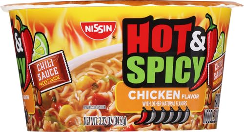Nissin Hot & Spicy Fire Wok, Molten Chili Chicken, 4.37 Ounce (Pack of 1)
