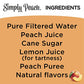 SMPLY JUICE PEACH (6x52.00)