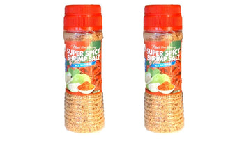 2 Packs - Super Spicy Shrimp Salt All Natural - Muoi Tom Tay Ninh Sieu Cay - 3.5 Oz