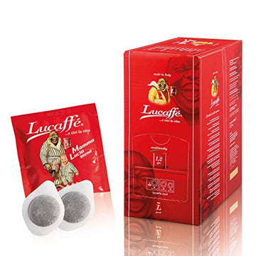 150 Lucaffe' Mamma Lucia Ese Espresso Pods Case