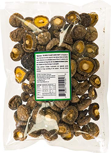 Mushroom House (MUSI1) Dried Shiitake Premium Mushrooms, 8 Oz