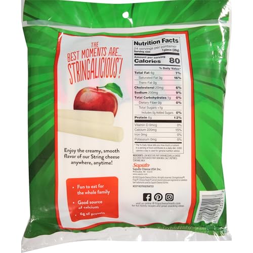 Frigo Cheese Heads, String Cheese, 24 Count