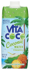 Vita Coco Coconut Water, Pineapple, 16.9 Fl Oz