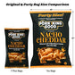 Pork King Good Nacho Cheddar Pork Rinds 7 OZ FAMILY SIZE (Chicharrones - Keto Snacks)