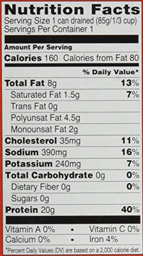 Bumble Bee Smoked Salmon Fillets in Oil, 3.75oz Can, Pack of 6