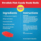 SWEDISH FISH Mini Assorted Soft & Chewy Candy, Family Size, Bulk Candy, 1.8 lb (Pack of 2)