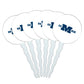 GRAPHICS & MORE Millikin University Secondary Logo Cupcake Picks Toppers Decoration Set of 6