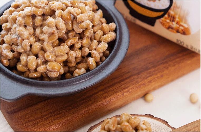 Duhogo Soybean Natto Powder 100% Natural Nattokinase Freeze-Dried Fermented Food Vitamin K2 10.6 Oz(300G)
