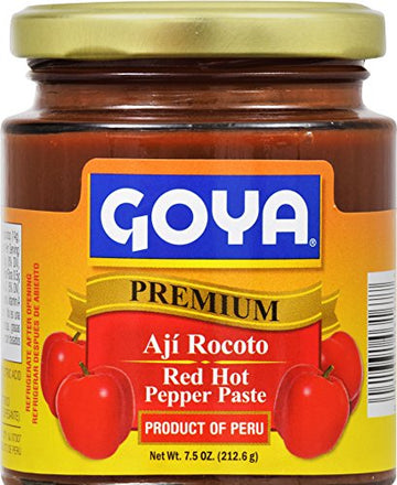 Goya Foods Aji Rocoto Red Hot Pepper Paste, 7.5 Ounce (Pack Of 12)