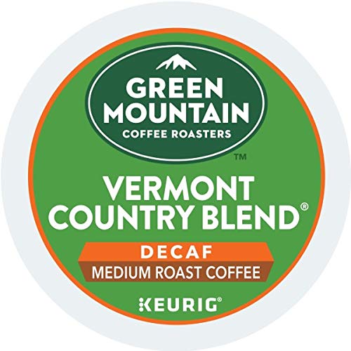 Green Mountain Coffee Vermont Country Blend Decaf K-Cups, 24 Count, Pack of 2 for Keurig Brewers