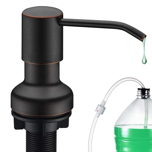 Soap Dispenser For Kitchen Sink, Kitchen Hand Soap Dispenser Pump Oil Rubbed Bronze, Countertop Soap Dispenser Pump With 47 Exte