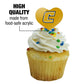 GRAPHICS & MORE Cupcake Picks Set of 6, Acrylic, University of Tennessee at Chattanooga, Model CUPCAKE.HEART.CLCUTC.Z007747