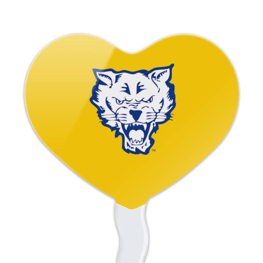 GRAPHICS & MORE Cupcake Picks Set of 6, Acrylic, Fort Valley State University Secondary Logo