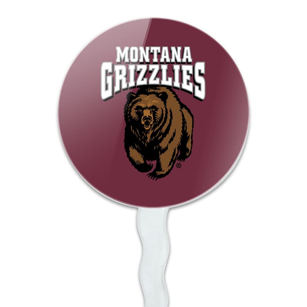 University Of Montana Primary Logo Cupcake Picks Toppers Decoration Set Of 6