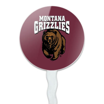 University Of Montana Primary Logo Cupcake Picks Toppers Decoration Set Of 6
