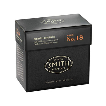 Smith Teamaker | British Brunch No. 18 - Assam, Ceylon & China Black Tea | Sugar-Free, Non-Gmo, Plant Based Caffeinated Full Lea