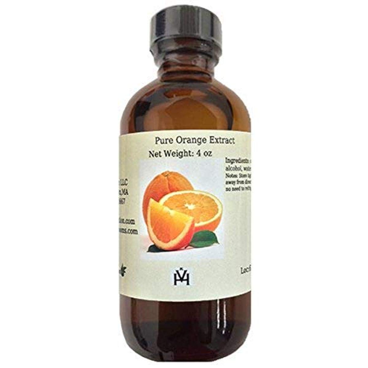 OLIVENATION Terpene Free Pure Orange Extract - Sweet Citrus Flavor - 8 Ounces - Non-GMO, Gluten Free, Kosher, Vegan