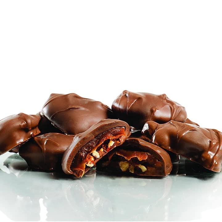 Sanders Milk Chocolate Sea Salt Caramel Pecan Clusters - 18 oz Tub