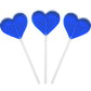 Fruidles Lollipops Mini Heart Shaped Flavored Delicious Lollipop, Individually Wrapped, 5G Lollipop (120 Lollipops, Raspberry)