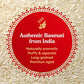 Royal White Basmati Rice - Organic Long Grain Basmati Rice - 2 lb Bag (Pack of 4)